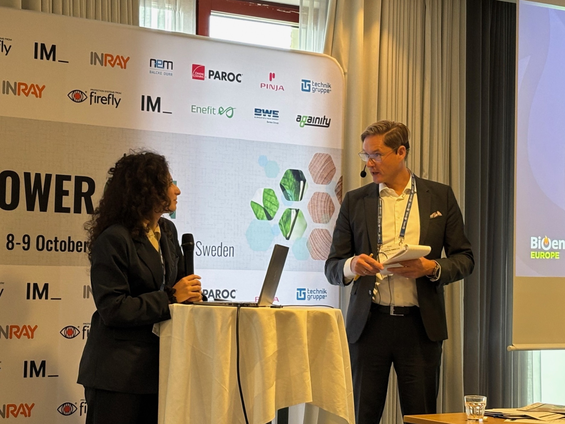 speakers discuss at biomass poweron 2025 conference